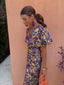 Midi Dress | Puff Sleeves, Floral Printed Design 3