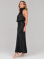 Midi Dress | Sleeveless, Draped High Neckline 8