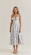 Midi Dress | Sleeveless, Drawstring Detail 3