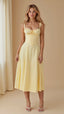 Midi Dress | Sleeveless, Drawstring Detail 6