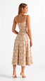 Midi Dress | Sleeveless, Drawstring Detail 8