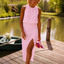 Midi Dress | Sleeveless, High Collar, Side Slit 5