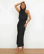 Midi Dress | Sleeveless, High Neck 15