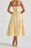 Midi Dress | Sweetheart Neckline, Structured Corset 1