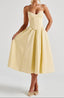 Midi Dress | Sweetheart Neckline, Structured Corset 5