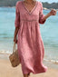Midi Dress | V-Neck, Flowing Silhouette 5