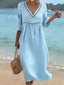 Midi Dress | V-Neck, Flowing Silhouette 6