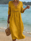 Midi Dress | V-Neck, Flowing Silhouette 7