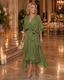 Midi Dress | V-Neckline, Flowing Silhouette 3