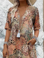 Midi Dress | Vibrant Pattern, Flowing Silhouette 6