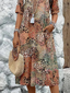 Midi Dress | Vibrant Pattern, Flowing Silhouette 7