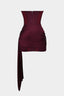 Mini Dress | Asymmetrical Design, Sleeveless Silhouette 1