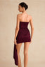 Mini Dress | Asymmetrical Design, Sleeveless Silhouette 7