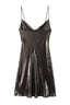 Mini Dress | Cowl Neck, Metallic Finish 5