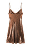 Mini Dress | Cowl Neck, Metallic Finish 8