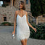Mini Dress | Feather Accents, Flattering Silhouette 1