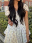 Mini Dress | Floral Print, Corset Waist 1