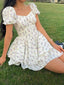 Mini Dress | Floral Print, Corset Waist 2