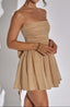 Mini Dress | Gold Sparkle, Strapless Corset Top 7