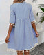 Mini Dress | Printed Design, Short Sleeves 3