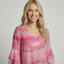 Mini Dress | Ripple Sleeve, Printed Design 3