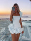 Mini Dress | Ruffle Detailing, Flattering Silhouette 0