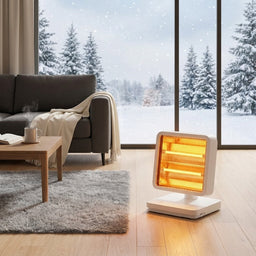 Mini Electric Space Heater Portable Quick Heating Silent Foot Warmer Compact Design 500W Plastic 0