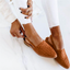 Mules Shoes | Woven Design, Pointed Toe 6