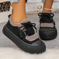Nirelia Women's Warm Comfort Sneakers - Cozy Winter Footwear with Plush Lining & Non-Slip Sole 3