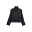 Women’s Trench Jacket with Belt and Double Button Placket