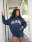 Oversized Hoodie | Chenille Varsity Lettering, Crewneck Design 12