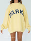 Oversized Hoodie | Chenille Varsity Lettering, Crewneck Design 2