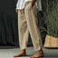 Pants | Drawstring Waist, Tapered Leg Cotton 3