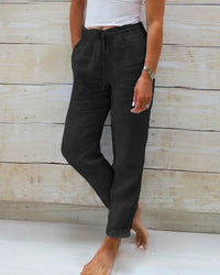 Pants | Elastic Waistband, Lightweight Cotton Fabric 3