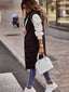 Parque Women's Knee-Length Quilted Vest - Stylish & Warm Layer for Autumn/Winter 2