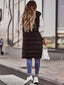 Parque Women's Knee-Length Quilted Vest - Stylish & Warm Layer for Autumn/Winter 4