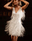 Party Dress | Fringe Detailing, Above Knee Length 0