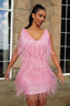 Party Dress | Fringe Detailing, Above Knee Length 9