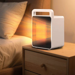 Portable Electric Heater, 600W, 3-Second Heating, PTC Ceramic, Dual Heat Settings 0
