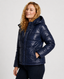Quilted Jacket | Glossy Finish, Hooded with Pockets 4