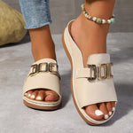 Sandal | Wedge Sole, Slip-On Design 1