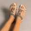 Sandals | Ibiza Style, Sculpted Gold Pearls 7