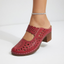 Sandals | Openwork Pattern, Adjustable Strap, Stable Heel 5