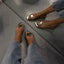 Sandals | Transparent Straps, Gem Detail 1