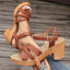 Sandals for Women | Braided Toe Strap, Block Heel 9
