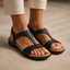 Sandals for Women | Cushioned Footbed, Adjustable Strap 1