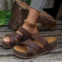 Sandals for Women | Cushioned Insole, Elastic Straps 0