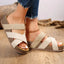 Sandals for Women | Cushioned Insole, Elastic Straps 2