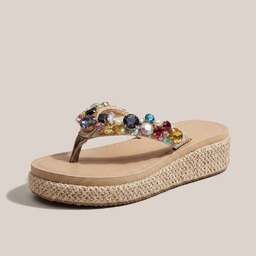 Sandals for Women | Jewel Detailing, Platform Design 0
