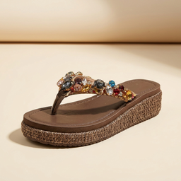 Sandals for Women | Jewel Detailing, Platform Design 3